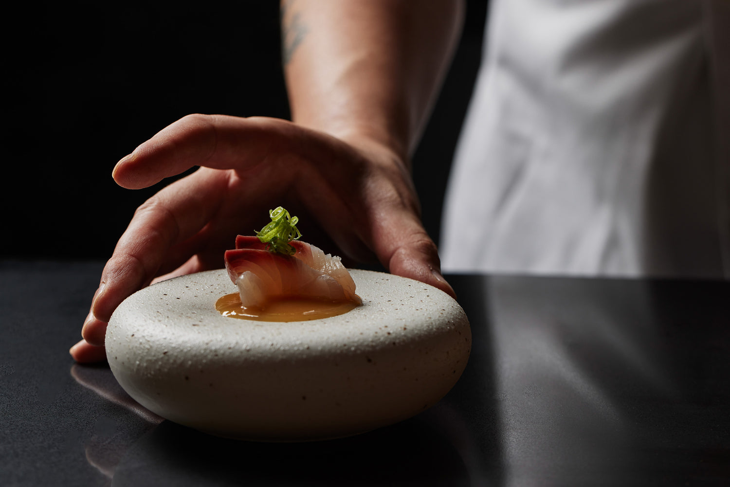 AOI TSUKI’s skilled chef creates individualised, season and produce led degustations – and you get a front-row seat to savour the skill